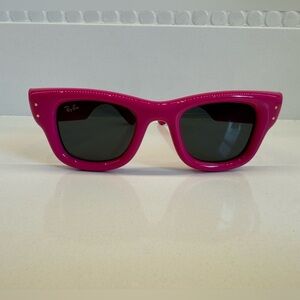 Ray-Ban Vibrant Pink Wayfarer Puffer RB4940 A$AP Sunglasses